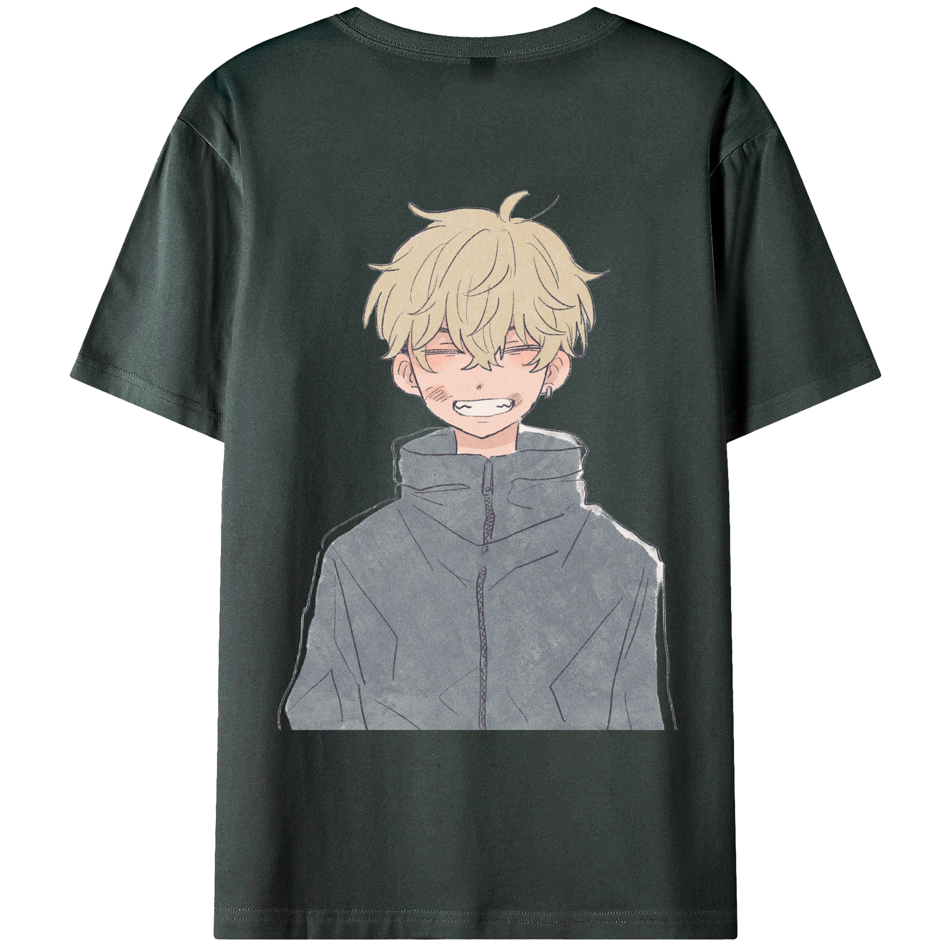 （画像用） 東京リベンジャーズ Tokyo Revengers 綿100％ メンズ半袖Tシャツ（バックプリント） 通気性